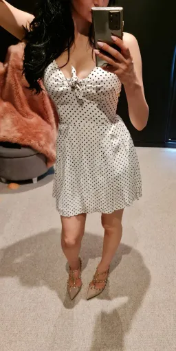 Alannah Hill Polka Dots Mini Dress Print Size 6 for rent on The Volte - image 3