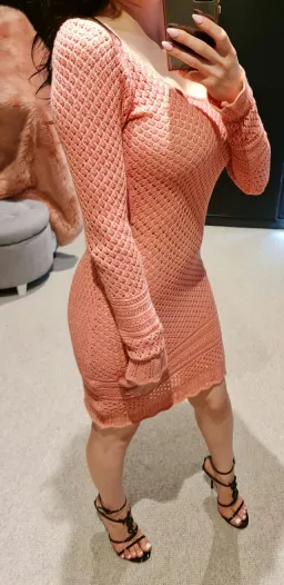 Spell & The Gypsy Atlantic Crochet Mini Dress Pink Size 6  for rent on The Volte - image 8