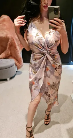 Sheike Floral Midi Dress Print Size 6 for rent on The Volte - image 5