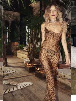 Rat & Boa Valentina Dress Print Size 8  for rent on The Volte - image 1