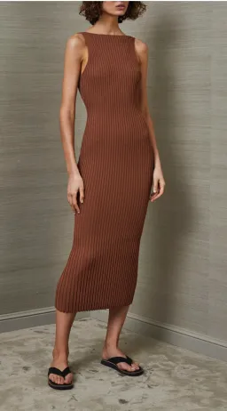 Bec & Bridge Deja Vu Midi Dress Brown Size 8 for rent on The Volte - image 1