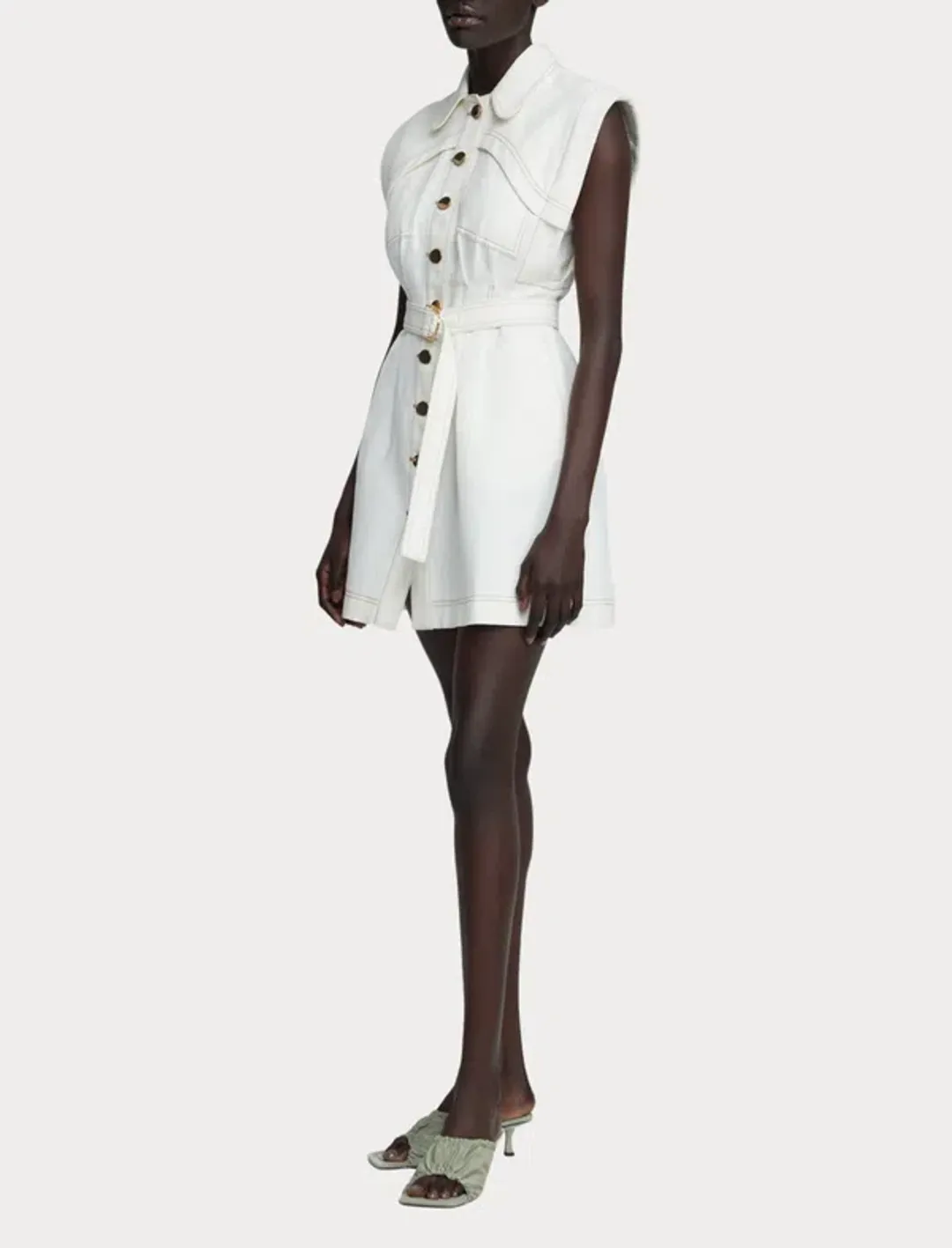 Acler Westcroft Dress White Size 8 for rent on The Volte - main image