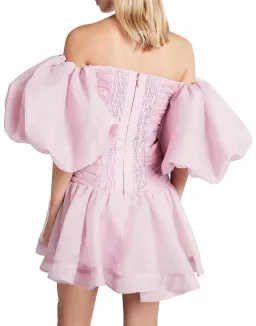 Aje Myriad Cut Out Mini Dress  Pink Size 12 for rent on The Volte - image 4