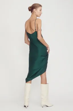 Silk Laundry 90s Slip Dress Green Size 8 for rent on The Volte - image 2