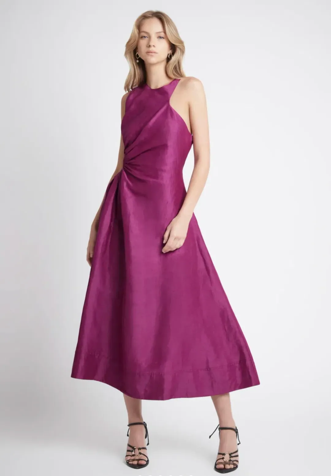 Aje Chateau Cut Out Dress Purple Size 10 for rent on The Volte - main image