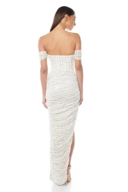 Eliya The Label Genevieve Gown White Size 10 for rent on The Volte - image 2