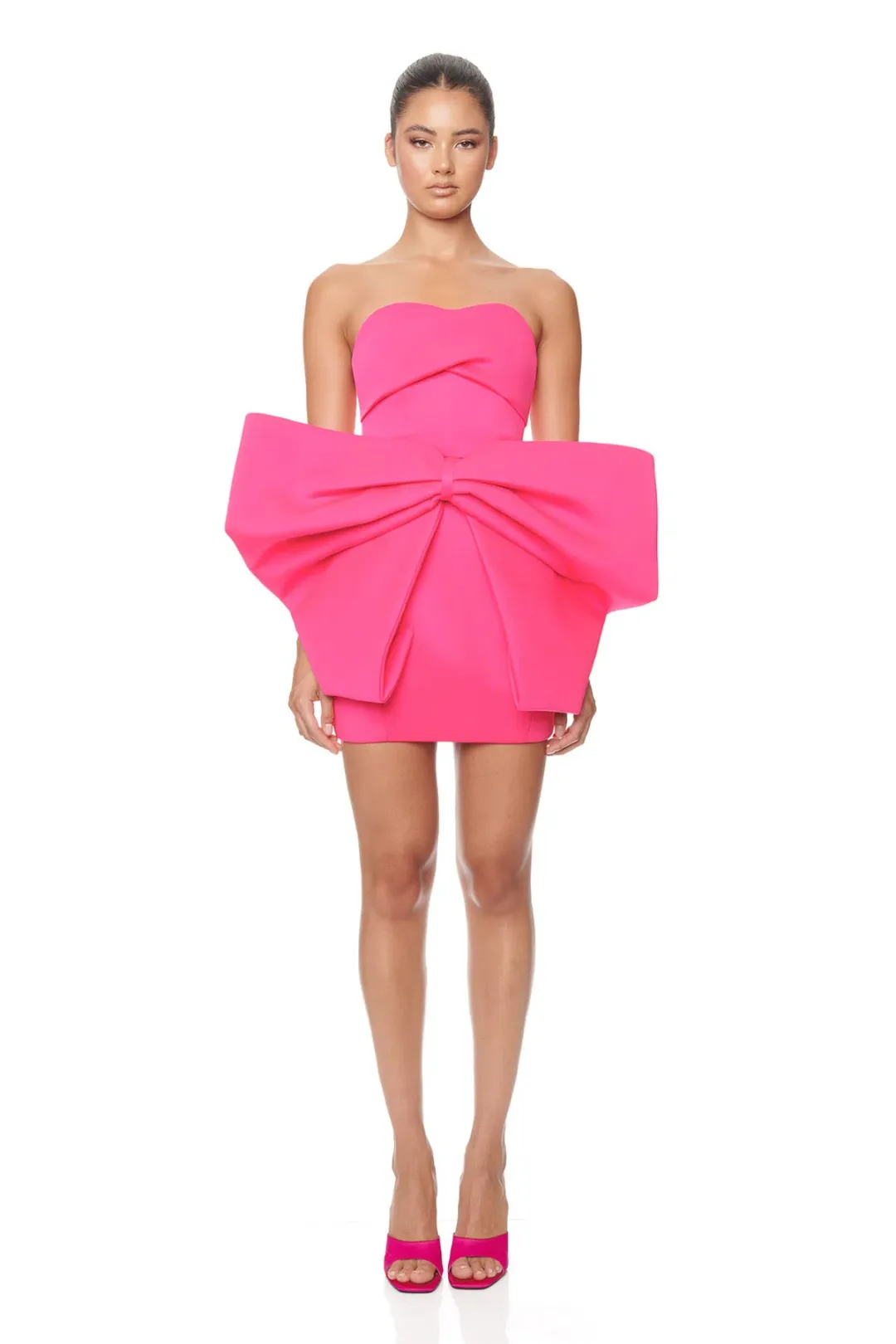 Eliya The Label Paris Mini Dress Pink Size 10 for rent on The Volte - main image