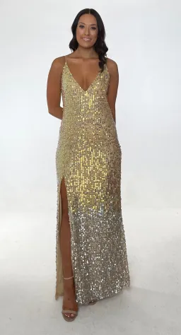Jonte Glitz Gown Beaded Size 12 for rent on The Volte - image 1