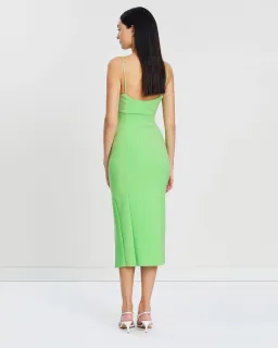 Bec & Bridge Missy Midi Dress Green Size 10  for rent on The Volte - image 2