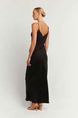 Dissh Pelly Slip Midi Dress Black Size XL for rent on The Volte - image 2