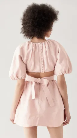 Aje Psychedelia Cut Out Mini Dress Pink Size 8 for rent on The Volte - image 3