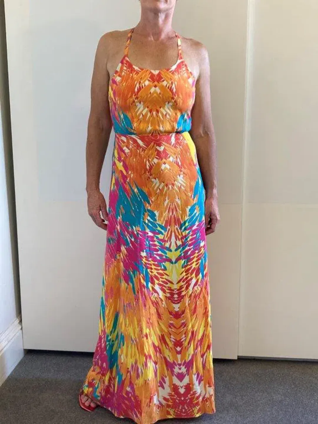 Kookai Summer Maxi Dress Print Size 8 for rent on The Volte - main image