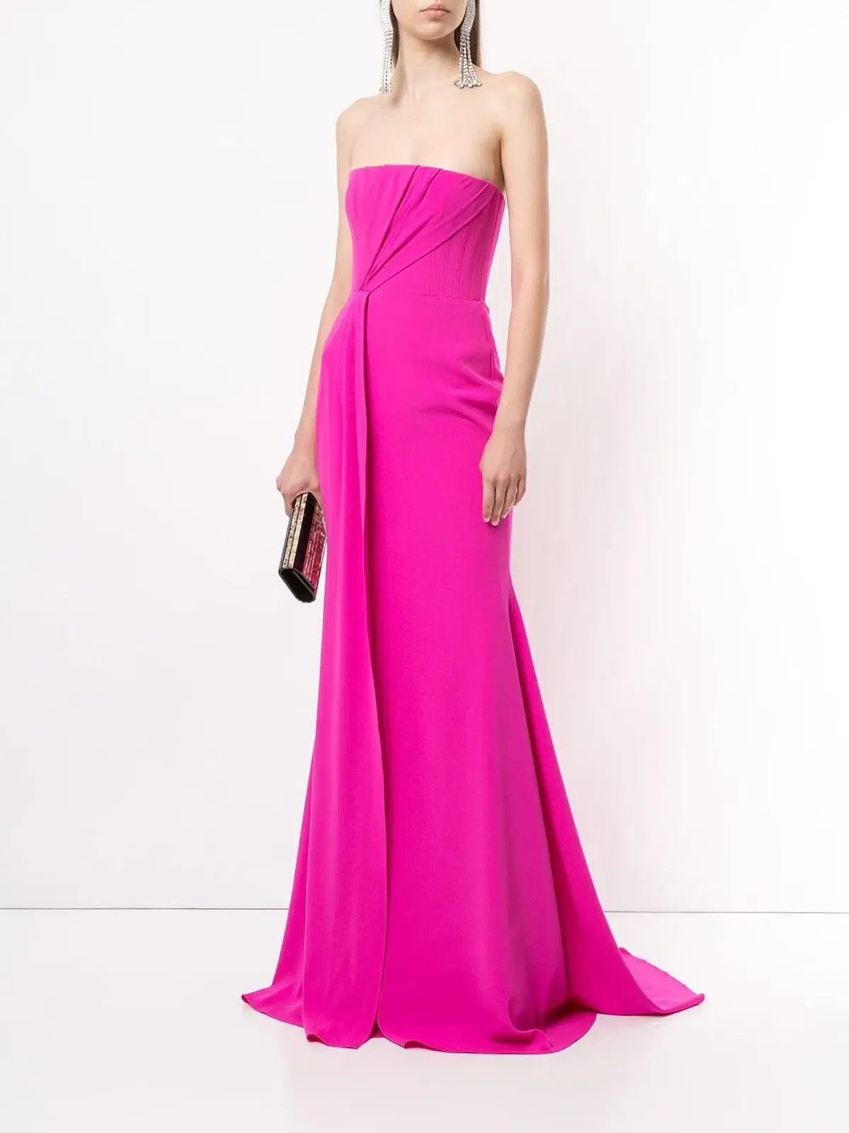 Alex Perry Garnet Gown Pink Size 8 for rent on The Volte - main image