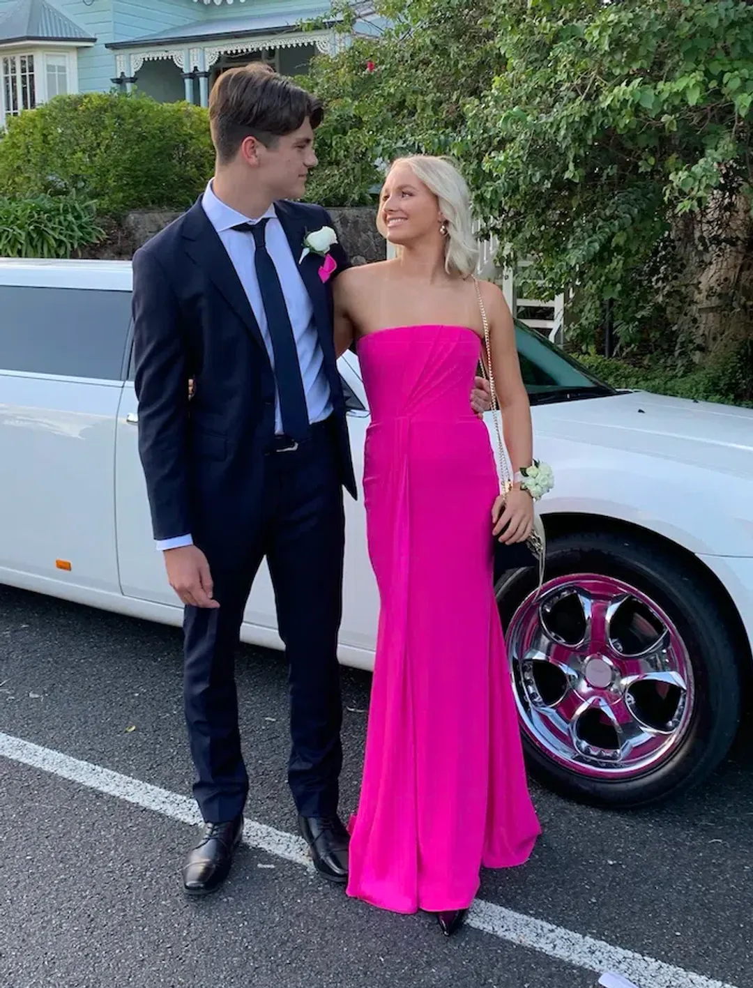 Alex Perry Garnet Gown Pink Size 8 for rent on The Volte - main image