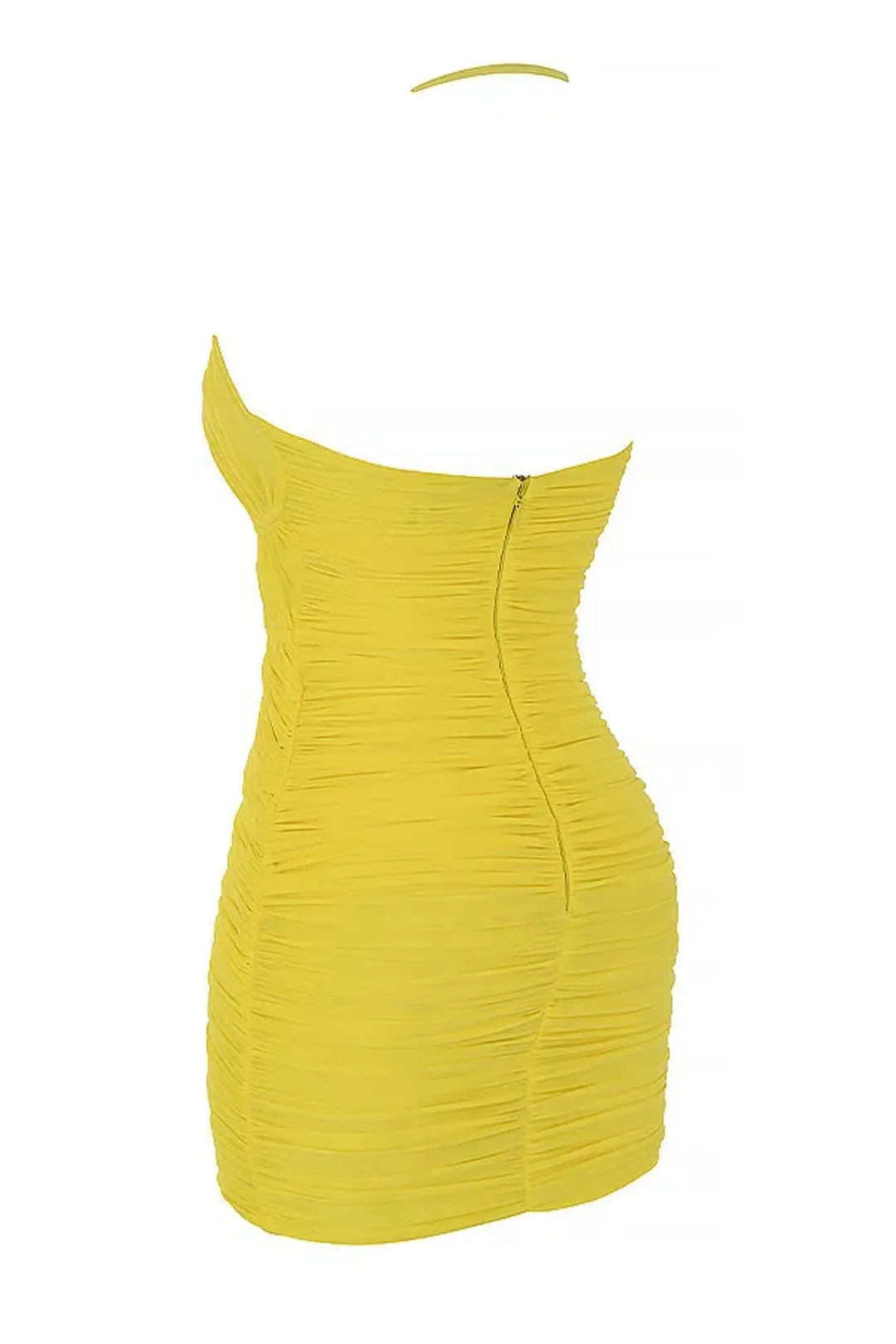 House of CB Swing It On Mini Dress Yellow Size 8 for rent on The Volte - main image
