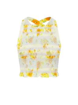 Alice McCall The Cinnamon Girl Crop Top Print Size 8 for rent on The Volte - image 3