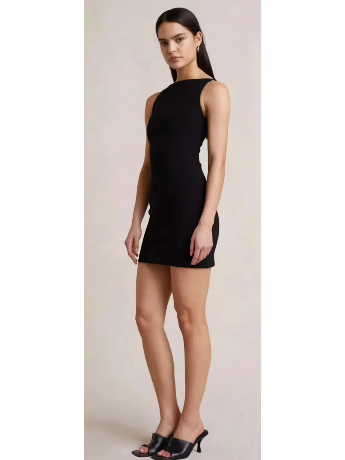 Bec and Bridge Clover Mini Dress Black Size AU 6  for rent on The Volte - main image