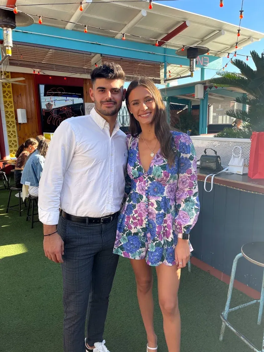 Zimmermann Poppy Floral Plunge Playsuit Print Size 1 for rent on The Volte - main image