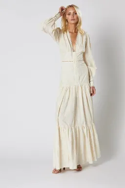 Winona Genevieve Dress Cream Size S for rent on The Volte - image 1