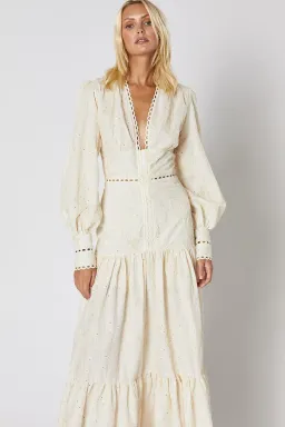 Winona Genevieve Dress Cream Size S for rent on The Volte - image 3