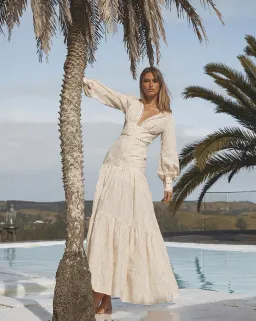 Winona Genevieve Dress Cream Size S for rent on The Volte - image 4