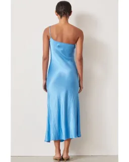Bec & Bridge Frederic Asym Midi Dress Azure Blue Size 6 for rent on The Volte - image 3
