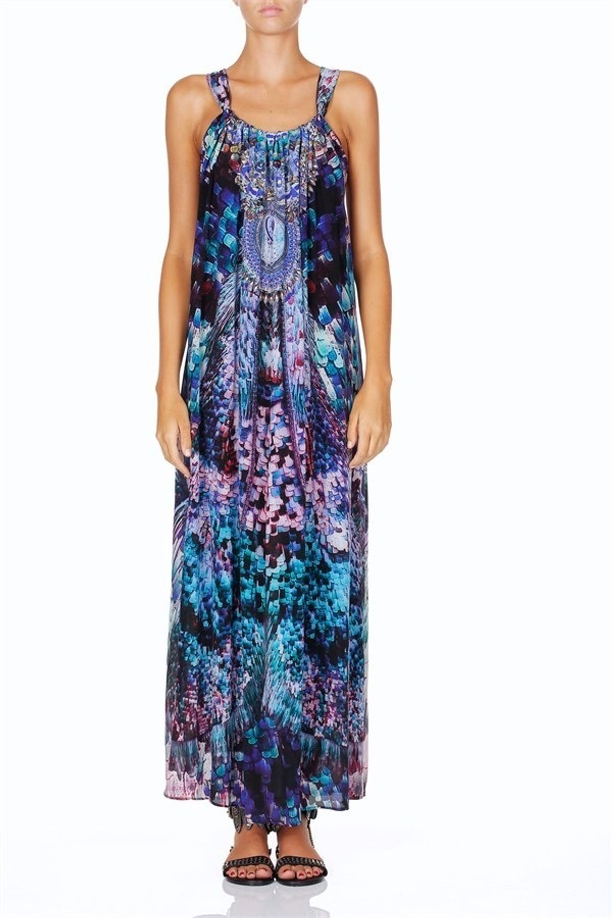 Camilla Rise & Unveil Drawstring Dress for rent on The Volte - main image