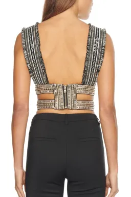 Eliya the Label Barbados Crop Top Beaded Size M for rent on The Volte - image 3