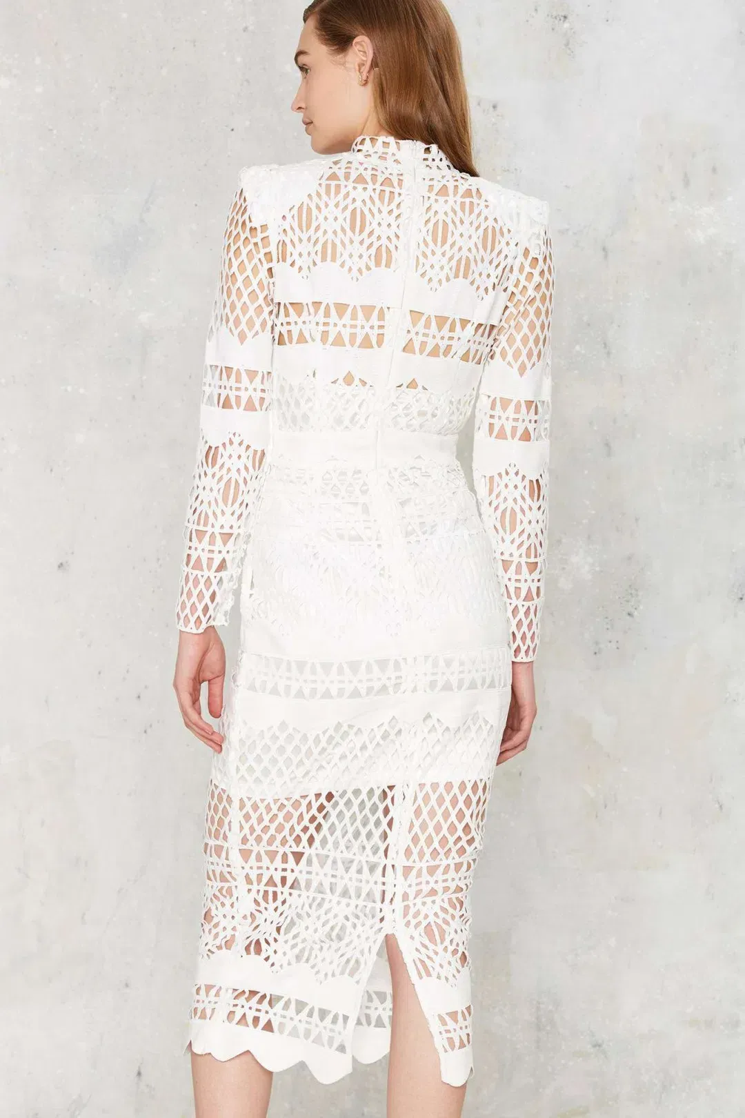 Asilio A Love Like That Cutout Midi Dress White Size 6 for rent on The Volte - main image