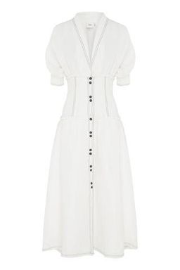 Aje New Season Isotoma Dress White Size 12 for rent on The Volte - image 2