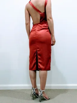 Maurie & Eve Indian Dress Red Size 8  for rent on The Volte - image 3