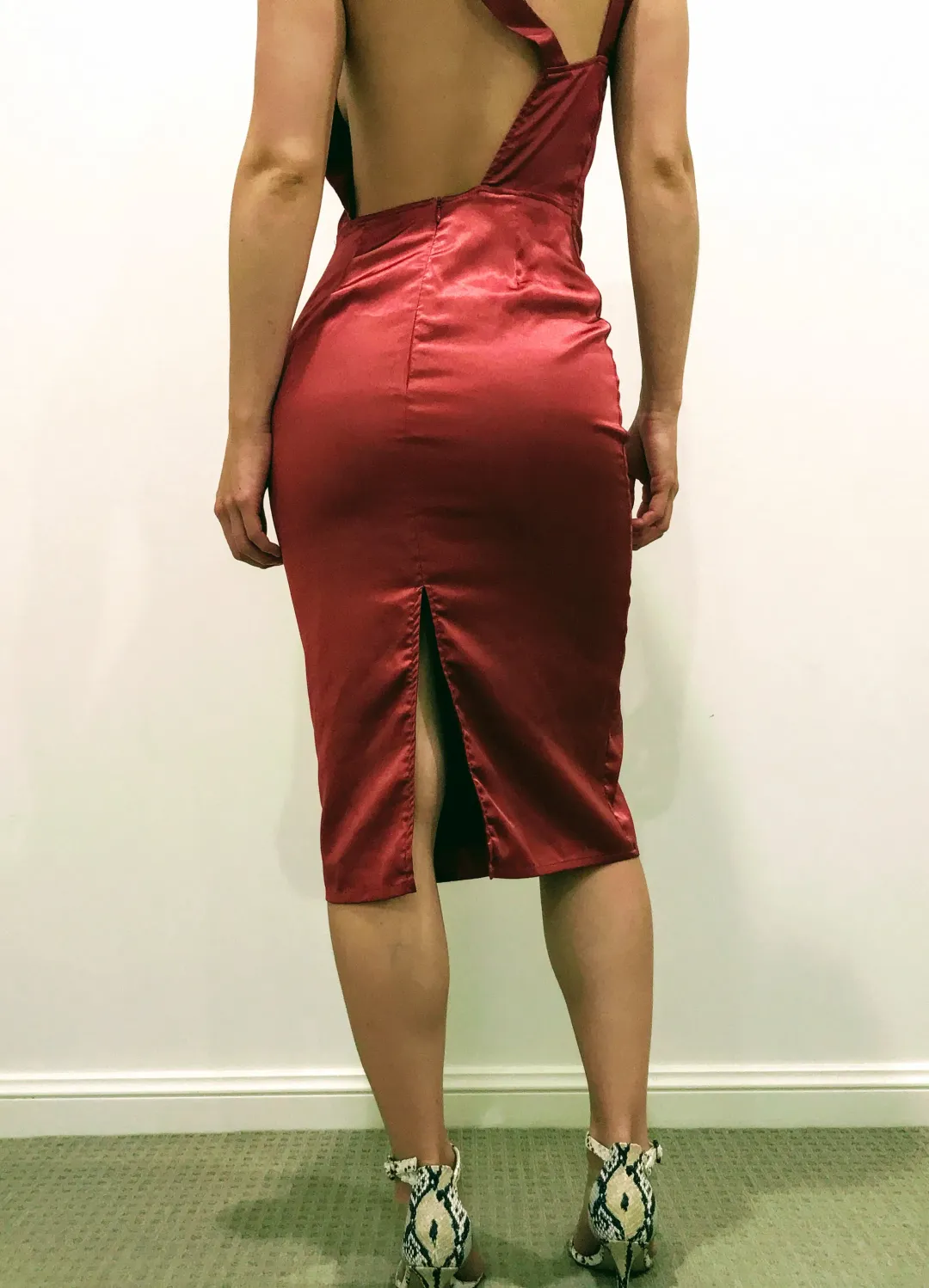 Maurie & Eve Indian Dress Red Size 8  for rent on The Volte - main image