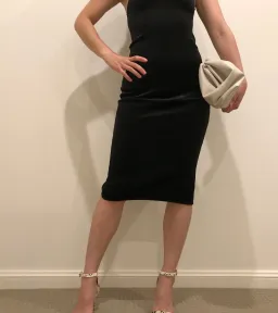 By Johnny Midi Dress Black Size 6 for rent on The Volte - image 4