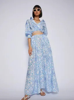 Scanlan Theodore Aztex Paisley Set Blue Size 6 for rent on The Volte - image 1