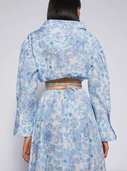 Scanlan Theodore Aztex Paisley Set Blue Size 6 for rent on The Volte - image 2