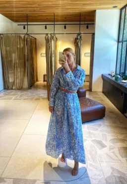 Scanlan Theodore Aztex Paisley Set Blue Size 6 for rent on The Volte - image 3