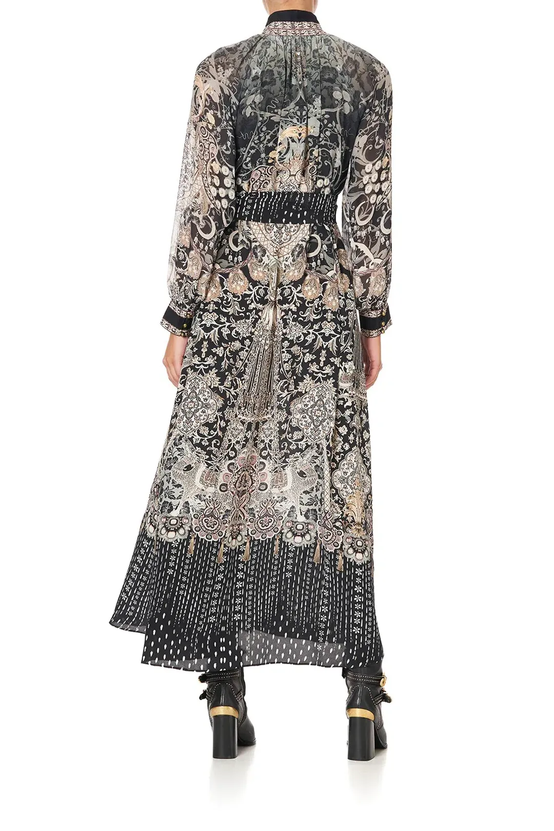 Camilla Raglan Sleeve Midi Shirt Dress Dust Her Off Size 14 for rent on The Volte - main image