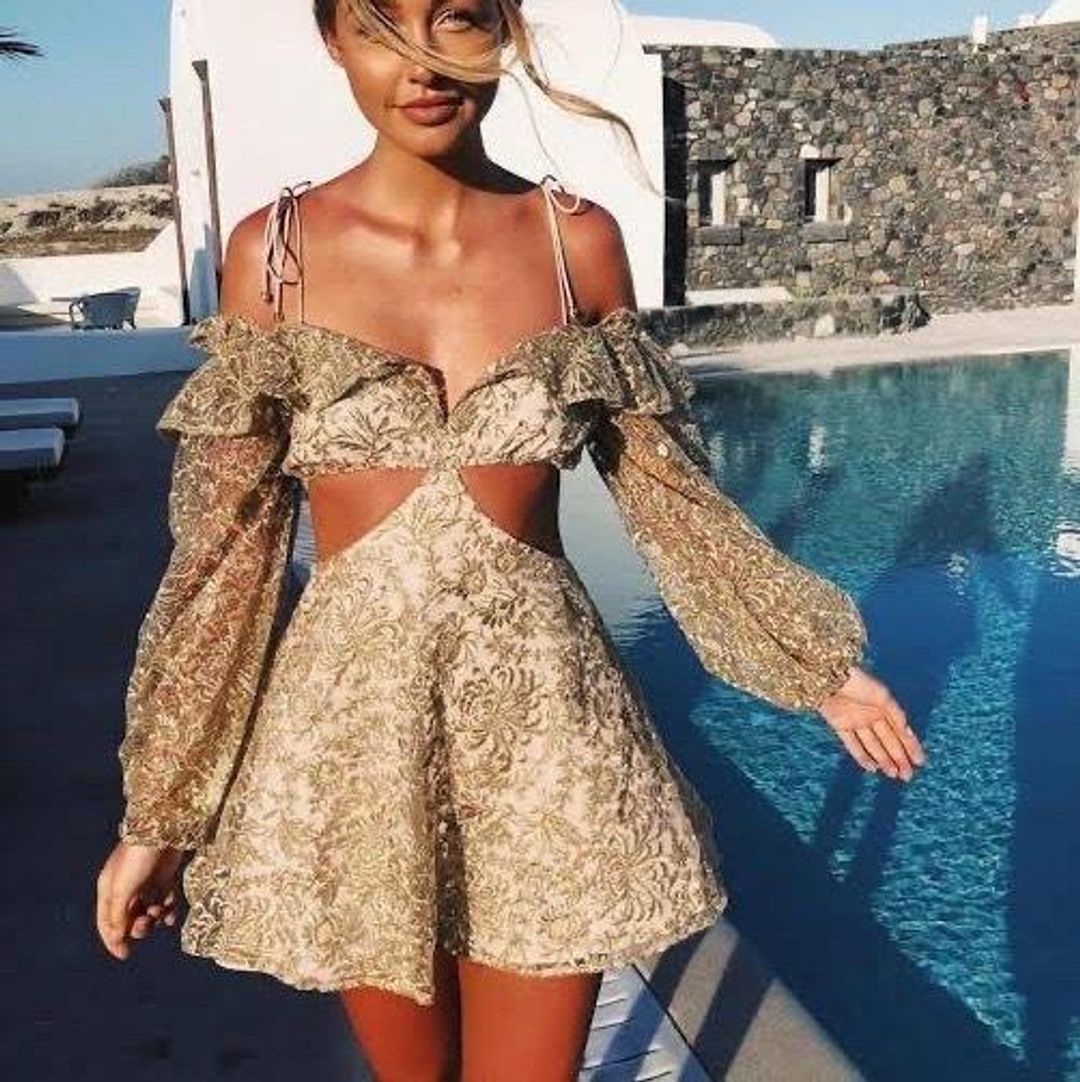 Sofia the Label Golden hour dress for rent on The Volte - main image