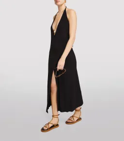 Sir The Label Kelvin Wrap Midi Dress Black Size 1 for rent on The Volte - image 5