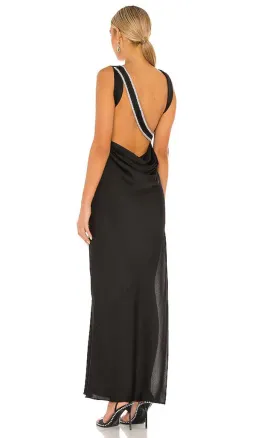 Michael Costello x Revolve Dani Gown in Black Size 8 for rent on The Volte - image 2