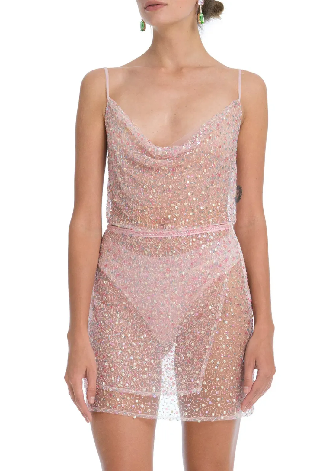 Dyspnea Ms Slinky Pussy Pink Mini Skirt Size XS/Au 8  for rent on The Volte - main image