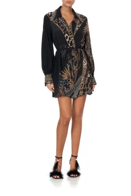 Camilla Lady Stardust Shift Shirt Dress Print Size 6 for rent on The Volte - image 1