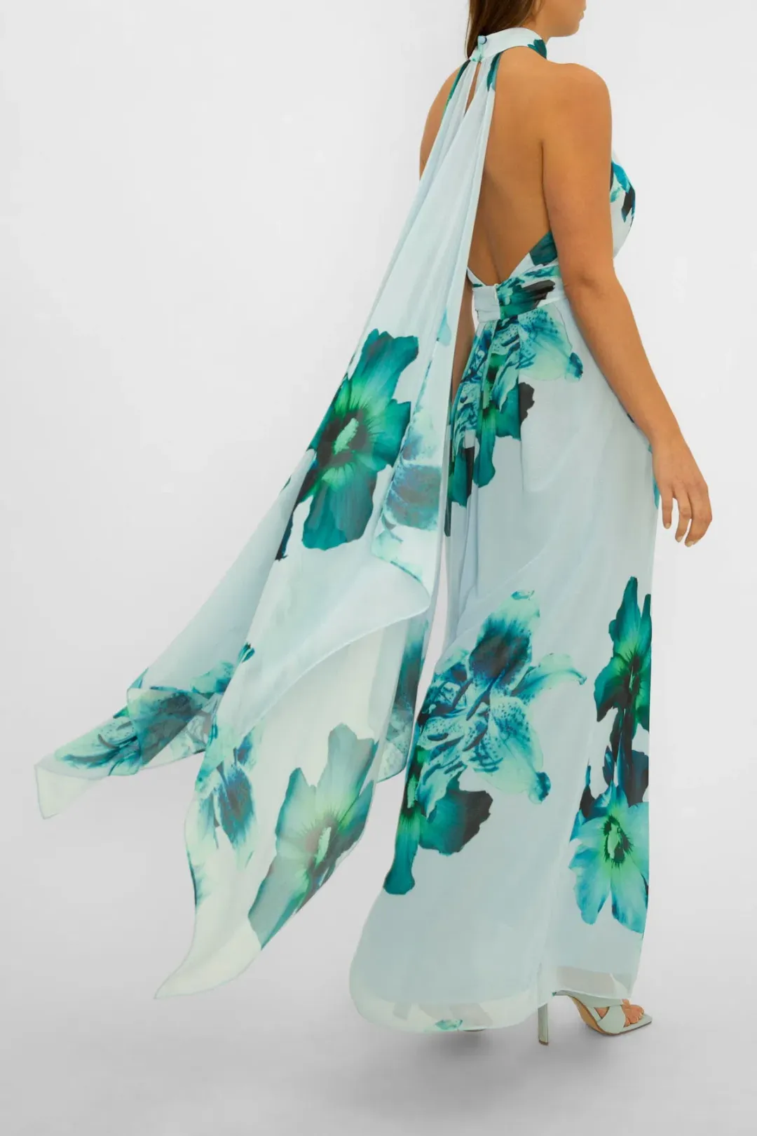 Carla Zampatti Blue Mid Summer Night's Dream Gown Size 8 for rent on The Volte - main image