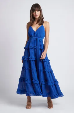 Sheike Queen of Hearts Dress Blue Size 6 for rent on The Volte - image 1