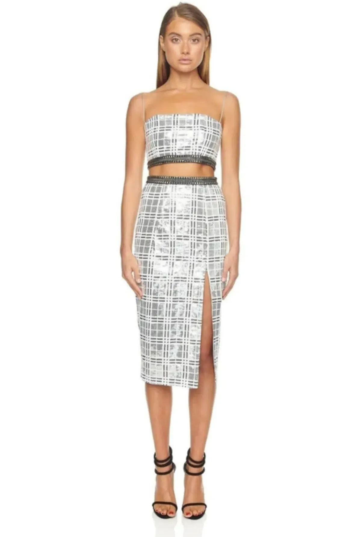 Eliyah the Label Lexi Top & Skirt Set Print Size XS for rent on The Volte - main image