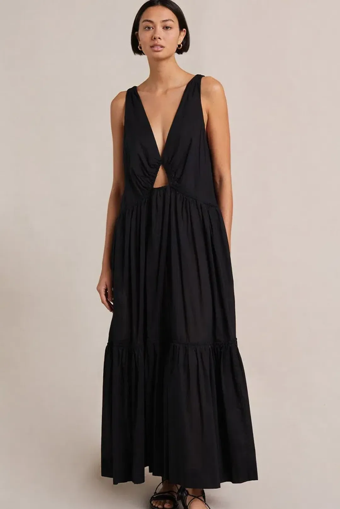 Bec & Bridge Felice Maxi Dress Black Size S / AU 8  for rent on The Volte - main image