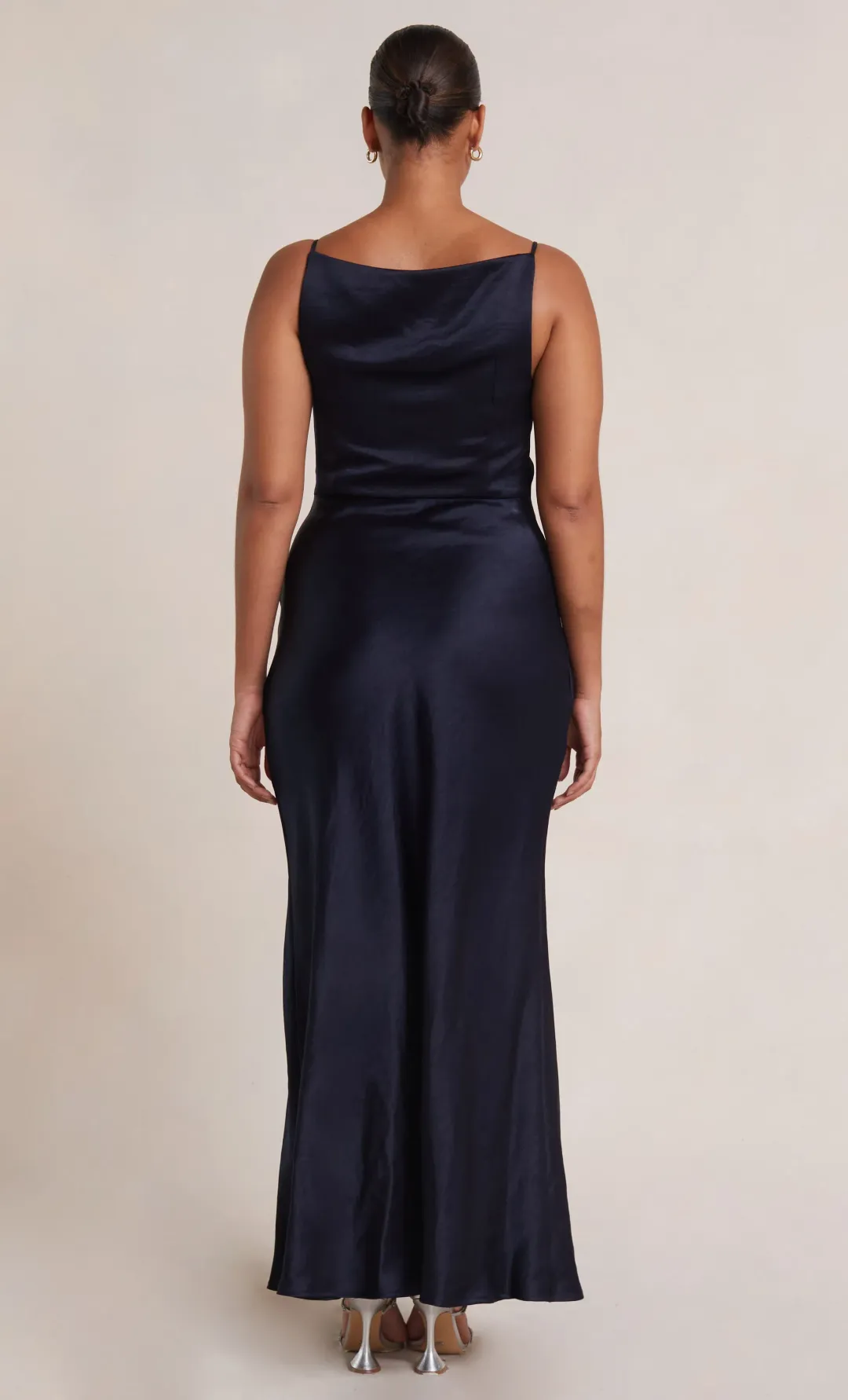 Bec & Bridge The Dreamer Maxi Dress Navy Size 16 for rent on The Volte - main image