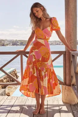 Mister Zimi Yasmin Skirt and Luisa Top in Tahiti Size AU 12  for rent on The Volte - image 1