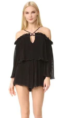 Alice McCall Locomotion Playsuit Black Size 10 for rent on The Volte - image 3
