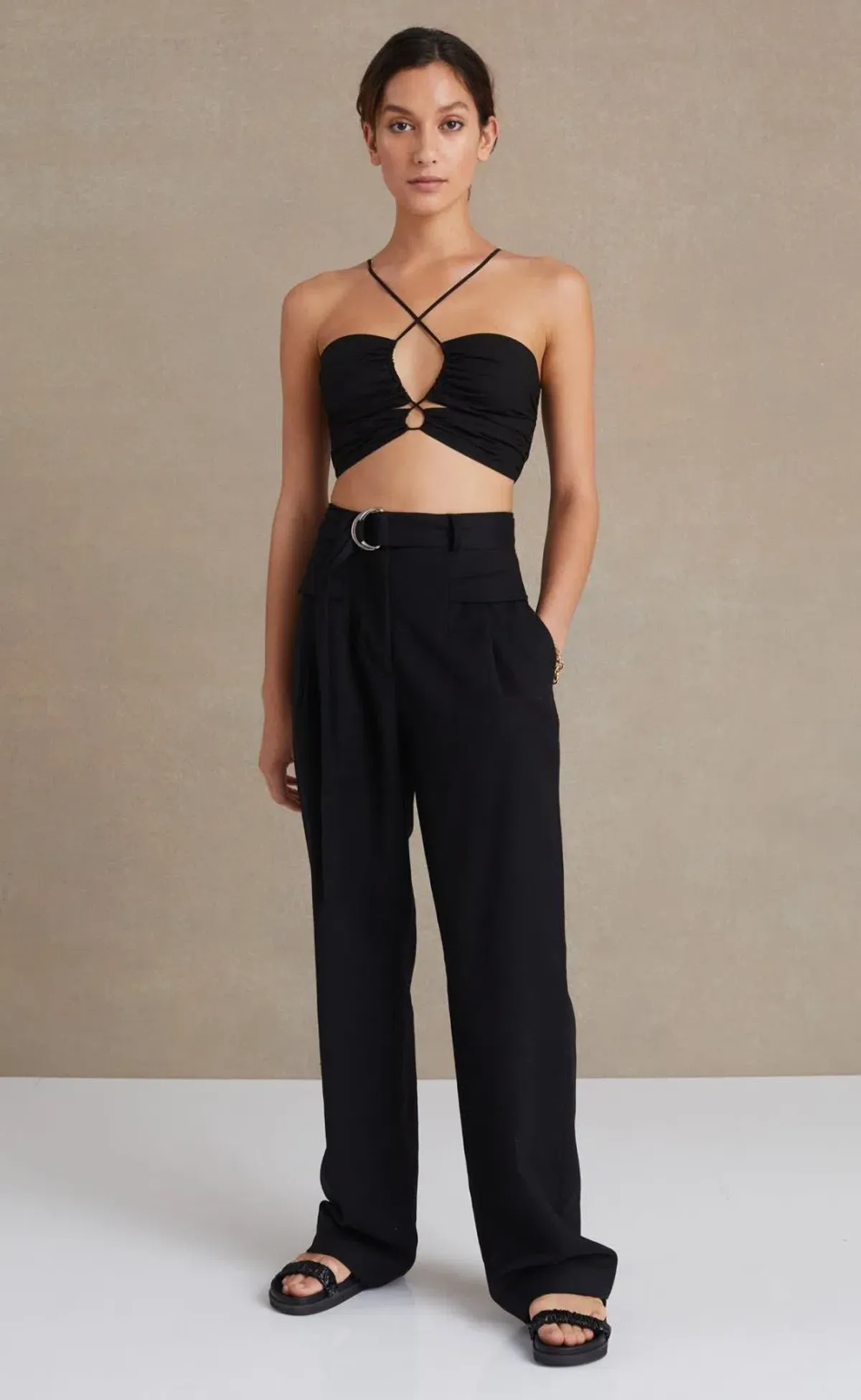 Bec and Bridge Joslyn Top Black Size 12 for rent on The Volte - main image